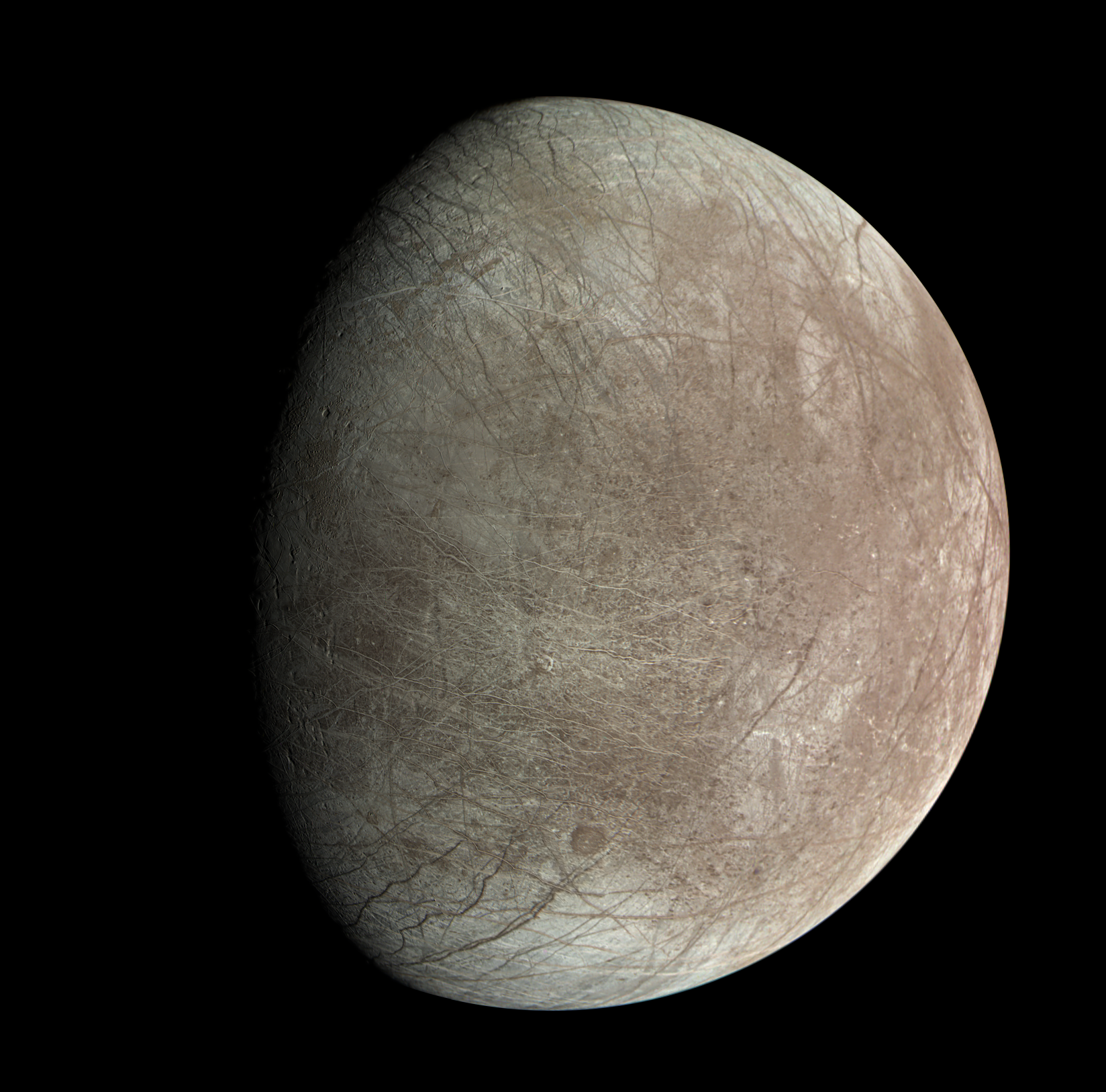 JunoCam: Jupiters Mond Europa